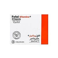 کپسول ففول ویتامینز اینترافارم تامین ویتامین ها و مواد معدنی 30 عدد