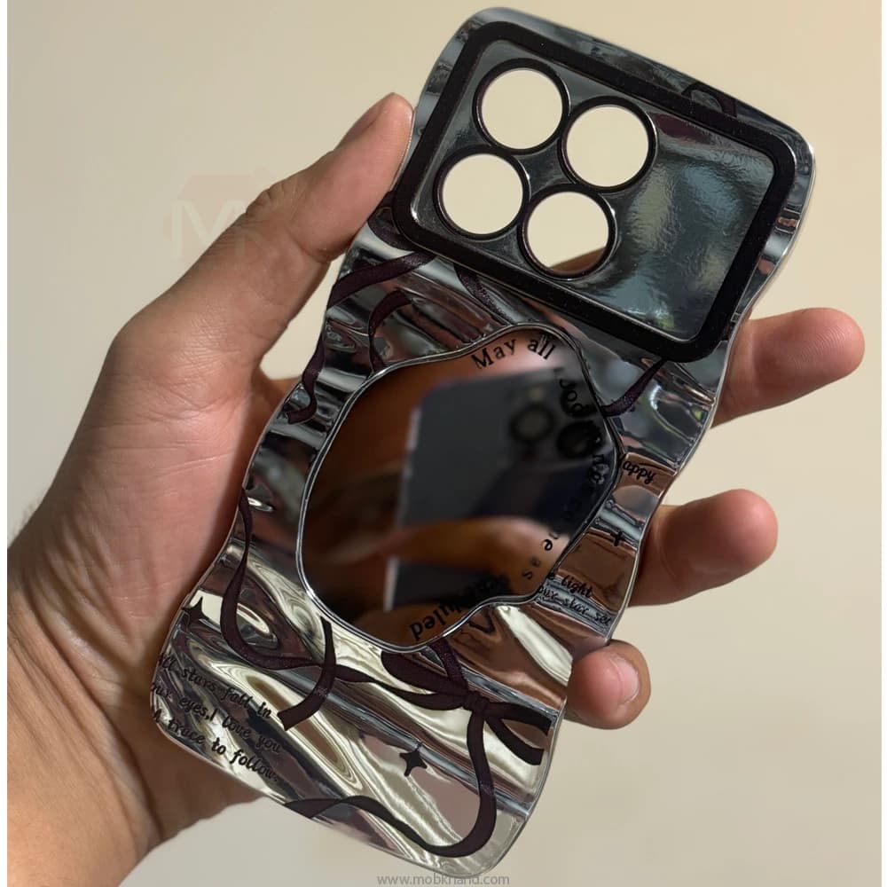 قاب آینه ای طرح دار Shine & Cute Mirror Case | Poco X6 Pro