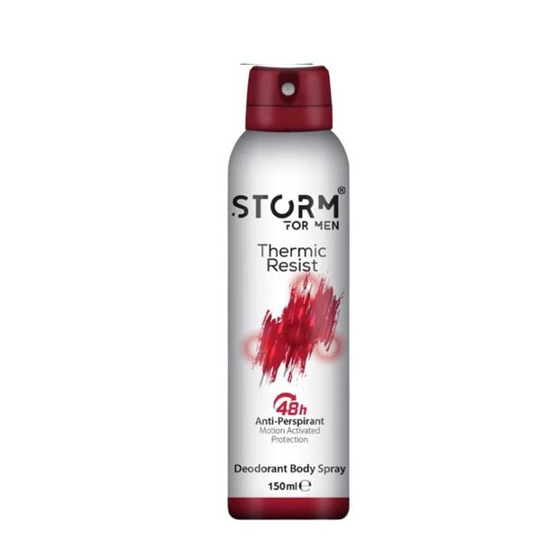 اسپری بدن ضد تعریق مردانه استورم مدل Thermic Resist حجم 150 میل