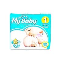 پوشک مای بیبی سایز 1 | بسته 22 عددی