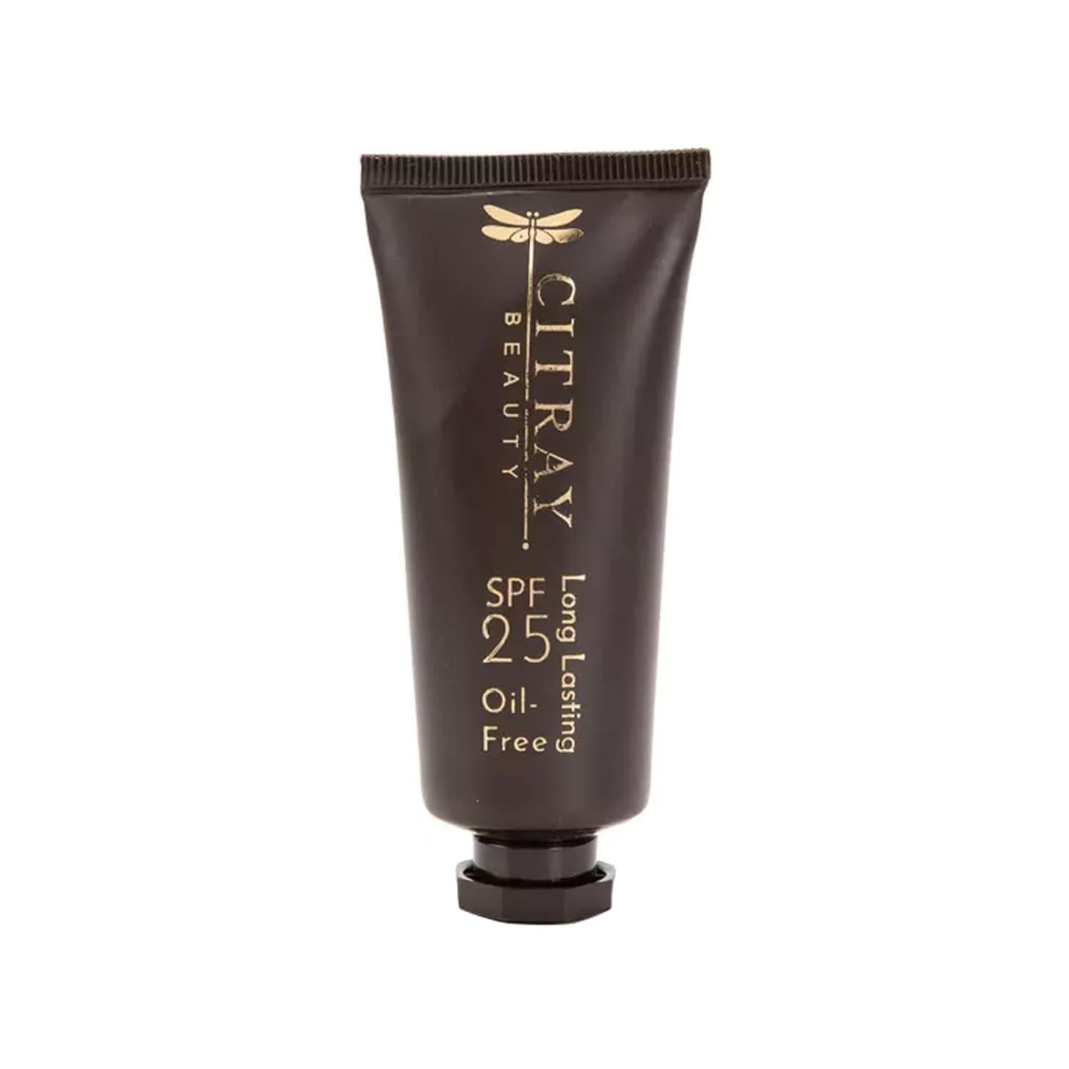 کرم پودر فاقد چربی SPF 25 سیترای مدل Long lasting حجم 40 میلی لیتر - بژ ماسه ای