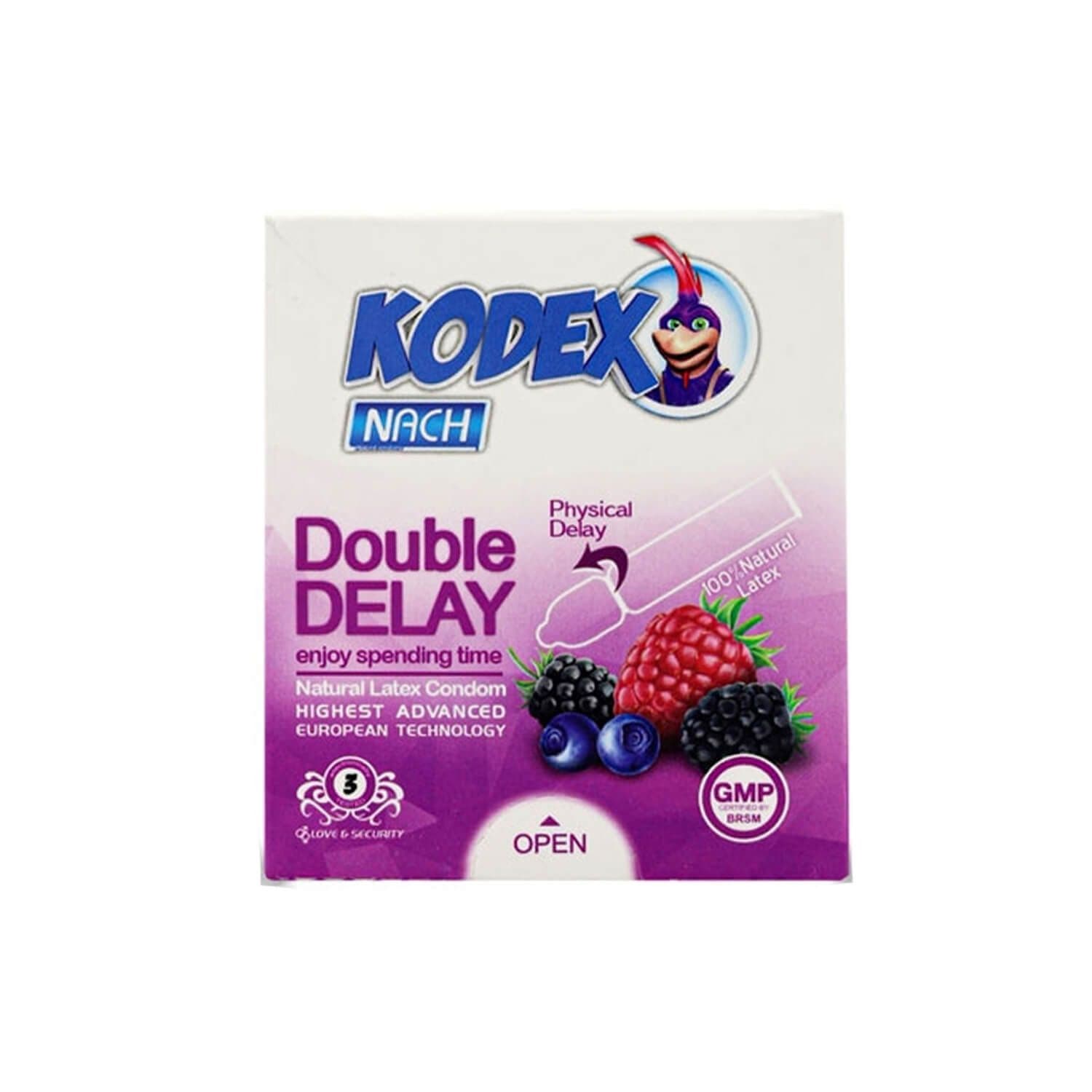 کاندوم کدکس مدل Double Delay بسته 3 عددی