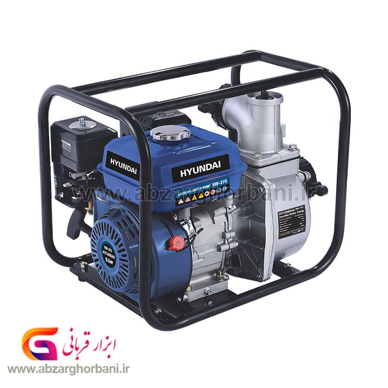 موتور آب بنزینی 3 اینچی (هندل دستی) هیوندای مدل HW-375