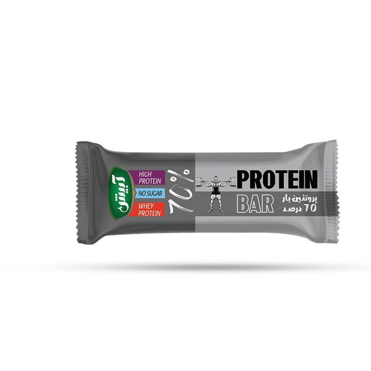 پروتئین بار وگان کاکاموپلاس آبیش حجم 40 گرم