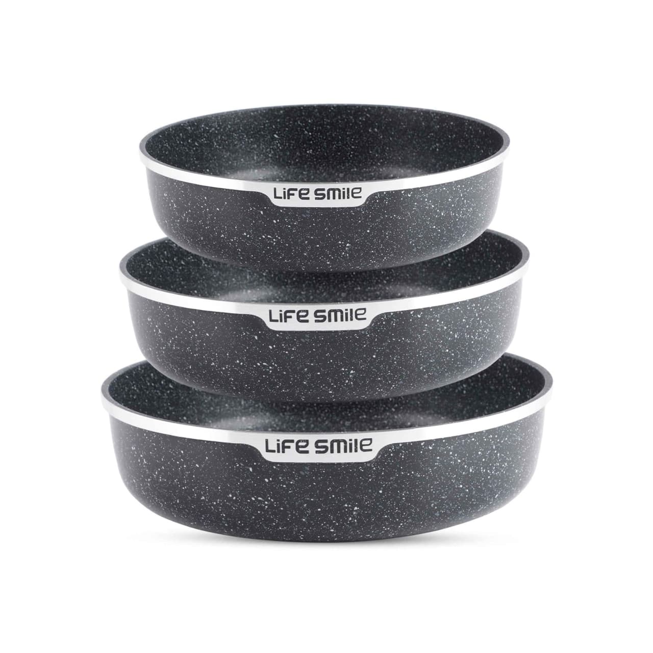 ست قالب کیک سایز 28-32-36 گرانیتی لایف اسمایل مدل FLCMCK-6-3