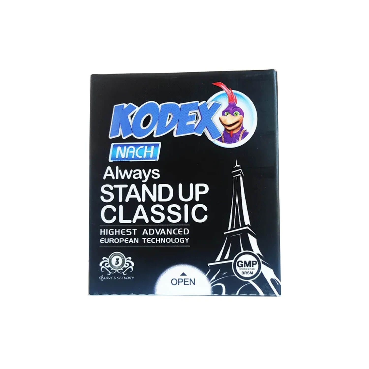 کاندوم کدکس مدل Stand Up Classic بسته 3 عددی