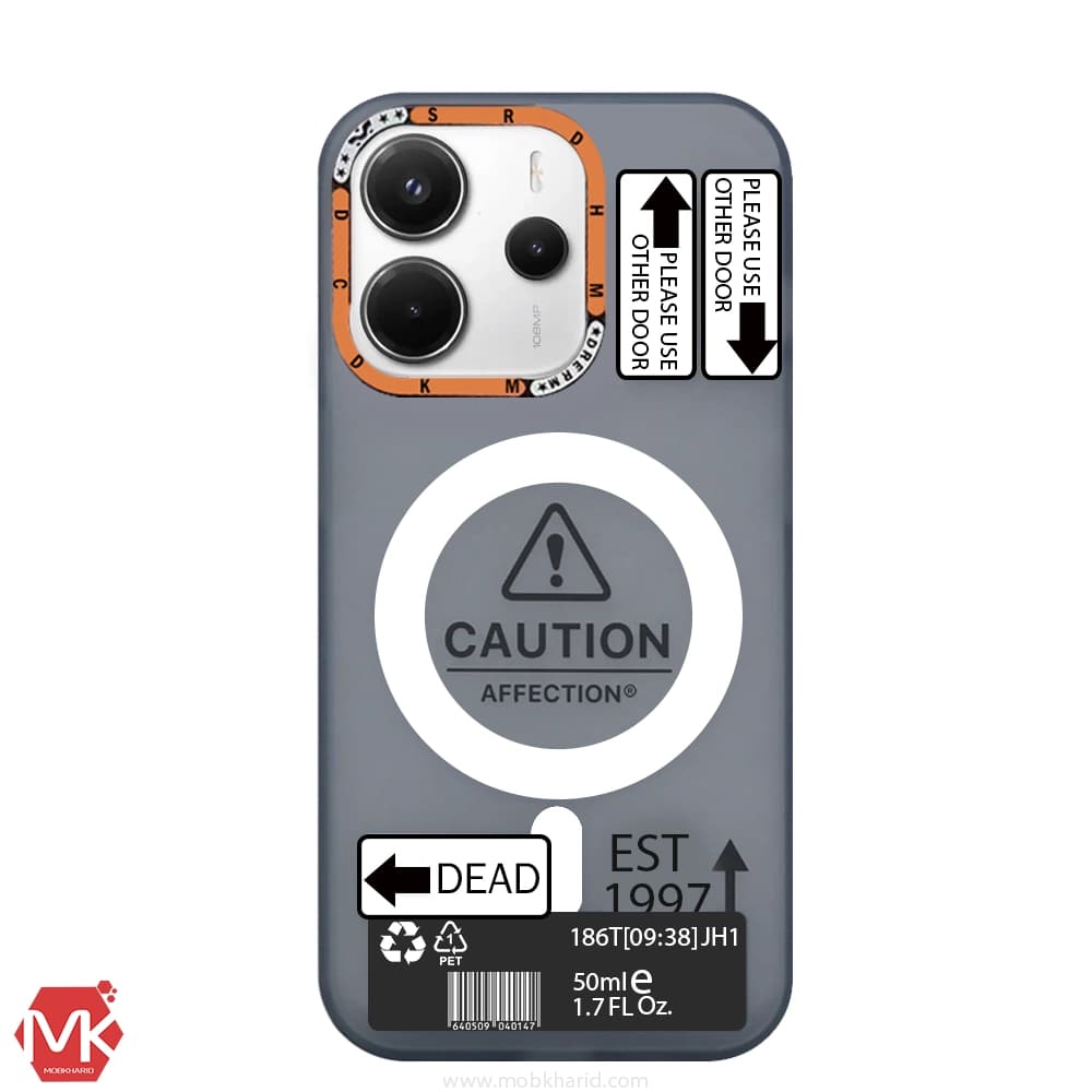 قاب محافظ شیائومی Caution Affection Dead Cover | Redmi Note 14 4G