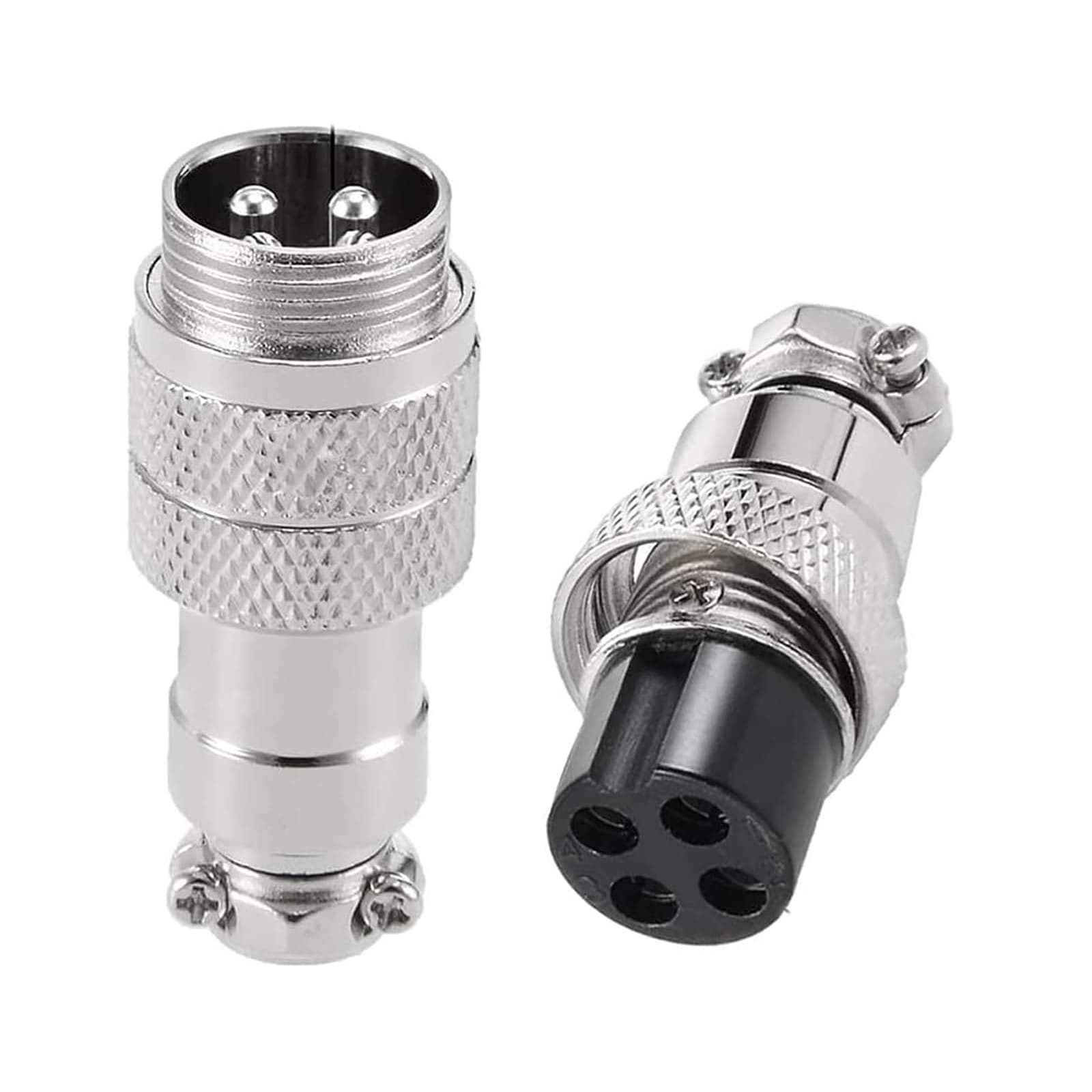 کانکتور نظامی 4 پین GX16 بین راهی