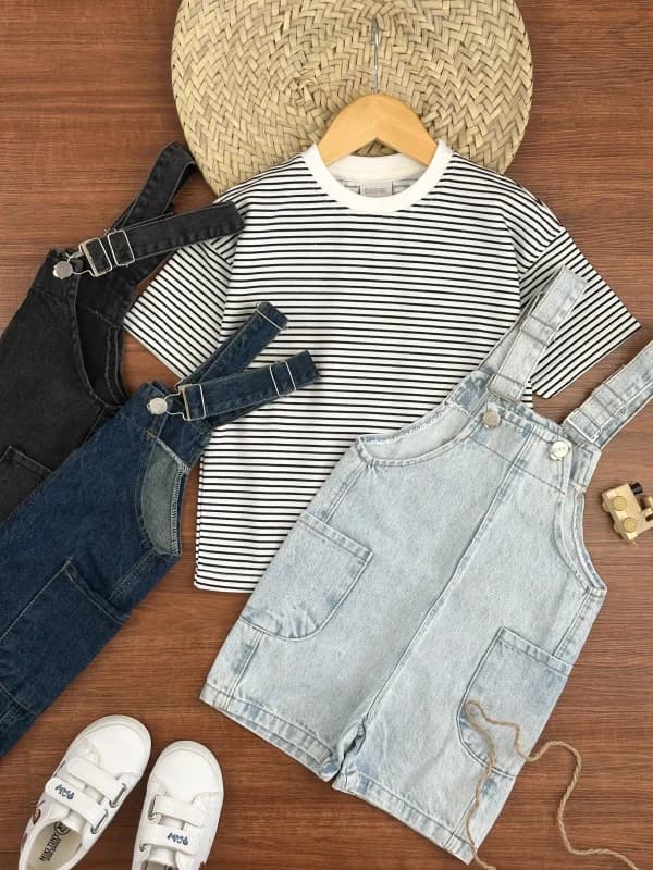 بیلر جین شلوارکی اسپرت