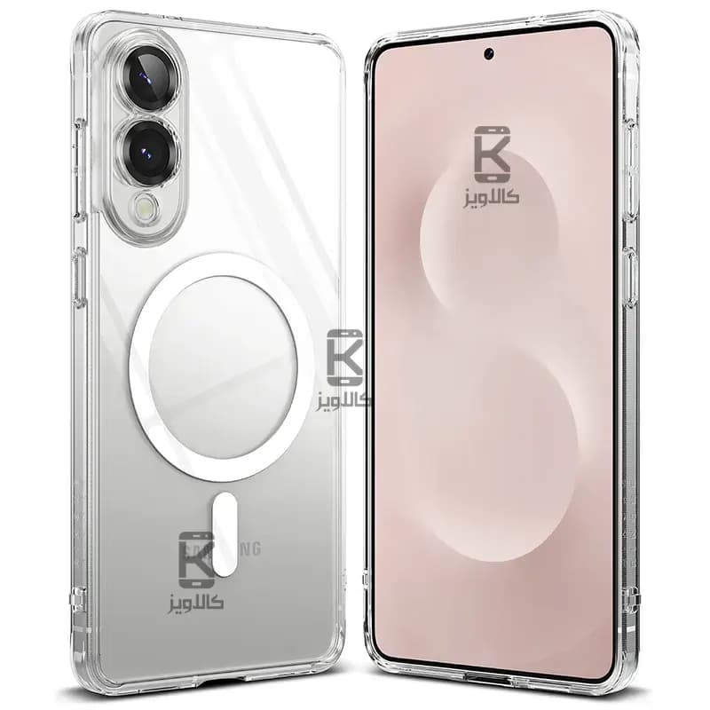 کاور پشت کریستالی مگ سیف دار Samsung Galaxy S25 Edge