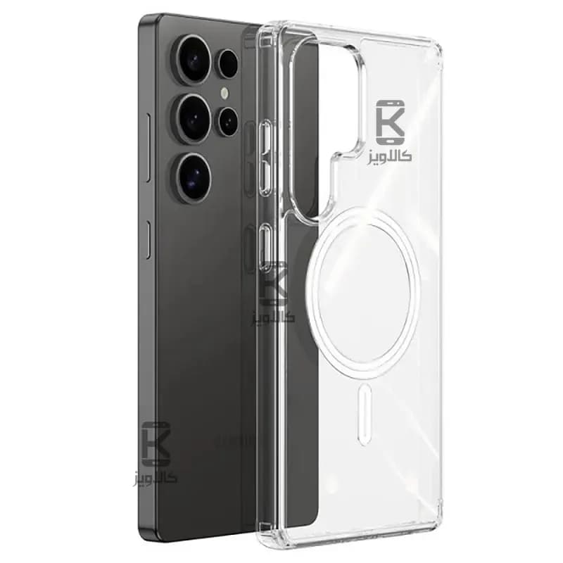 کاور پشت کریستالی مگ سیف دار Samsung Galaxy S25 Ultra