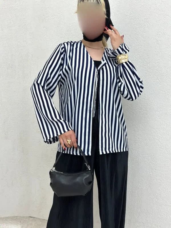 شومیز جلو بند H. M