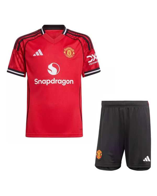 ست تی شرت و شلوارک ورزشی مردانه قرمز پانیل Panil مدل منچستر یونایتد Home 2026