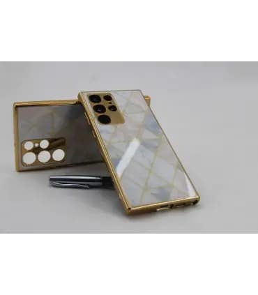 کاور اورجینال لاکچری طرح لوزی GKK سامسونگ Galaxy S22 Ultra