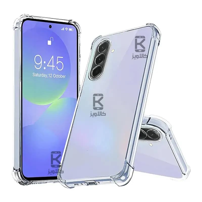 قاب ژله ای شفاف کپسول دار و محافظ لنزدار Samsung Galaxy A56