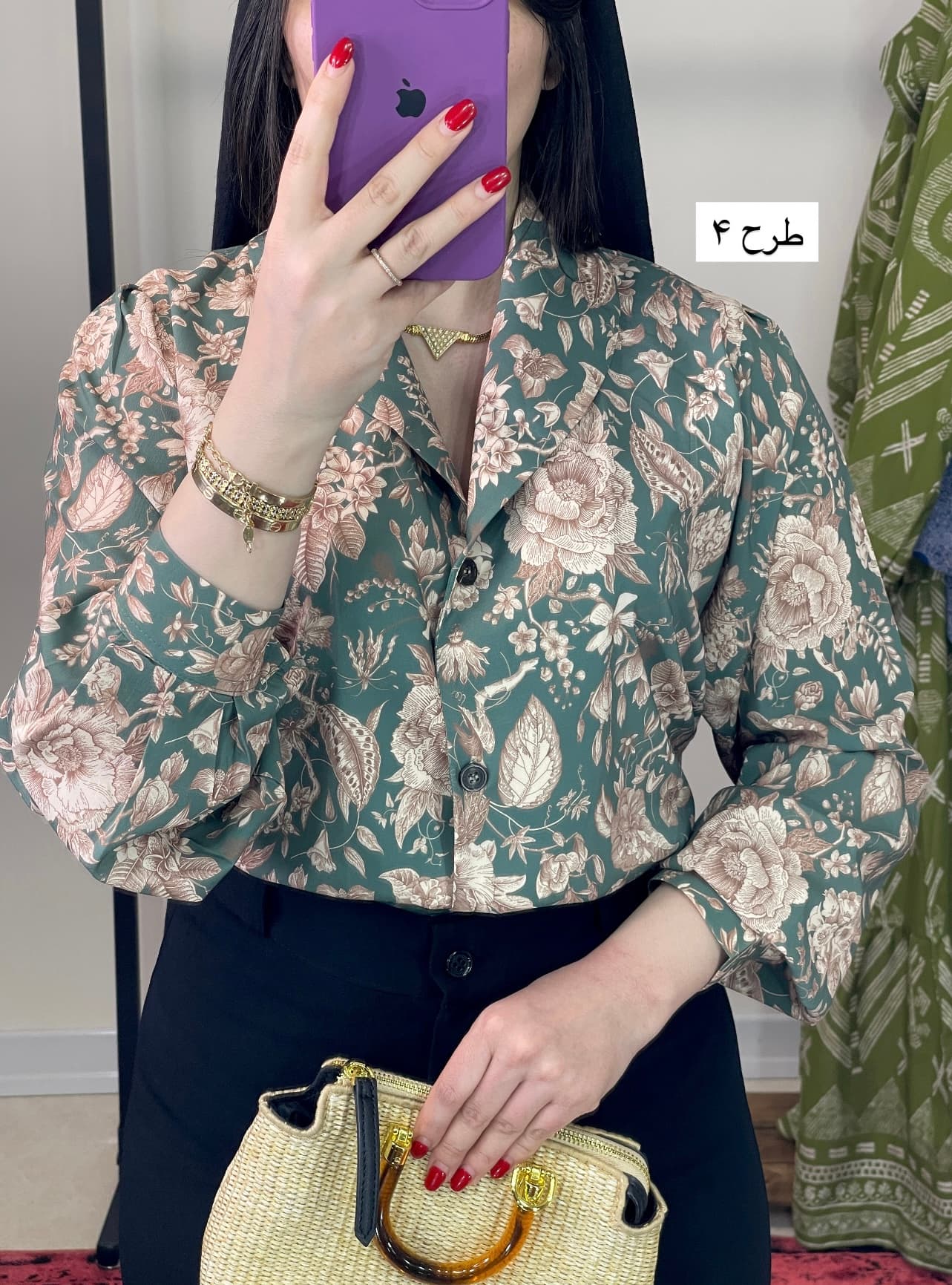 شومیز یقه آرشال