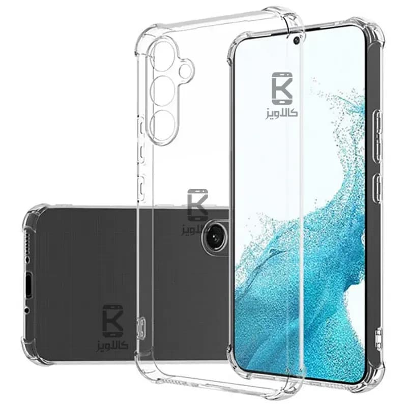 قاب ژله ای شفاف کپسول دار و محافظ لنزدار Samsung Galaxy S23 FE