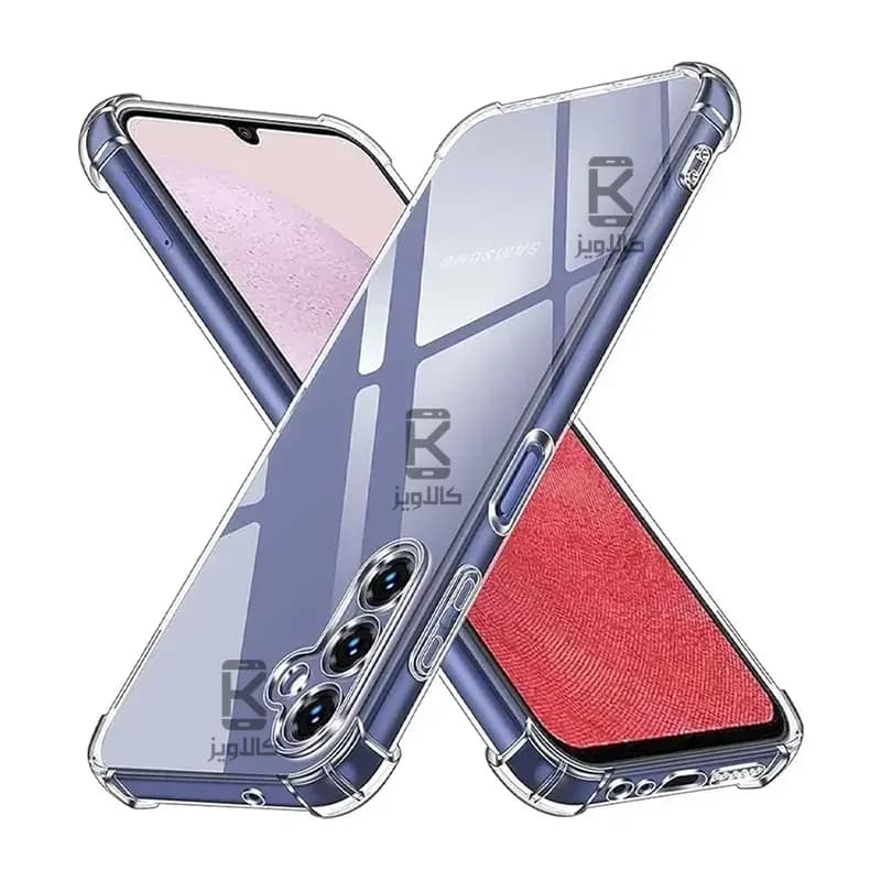 قاب ژله ای شفاف کپسول دار و محافظ لنزدار Samsung Galaxy A24