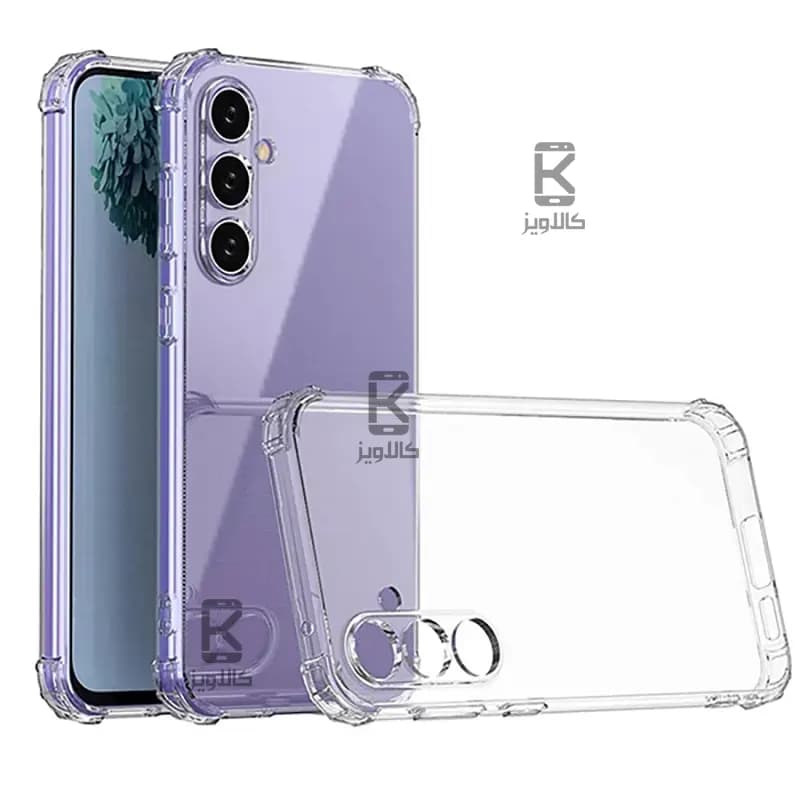 قاب ژله ای شفاف کپسول دار و محافظ لنزدار Samsung Galaxy S24