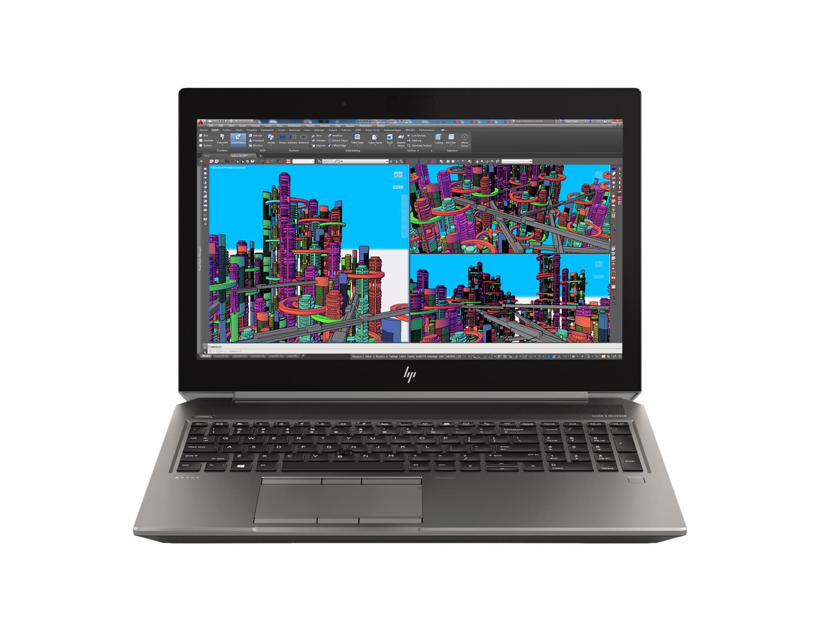 لپ تاپ استوک اچ پی HP ZBook 15 G5 core i7-8850h 32 512 4gb-p1000