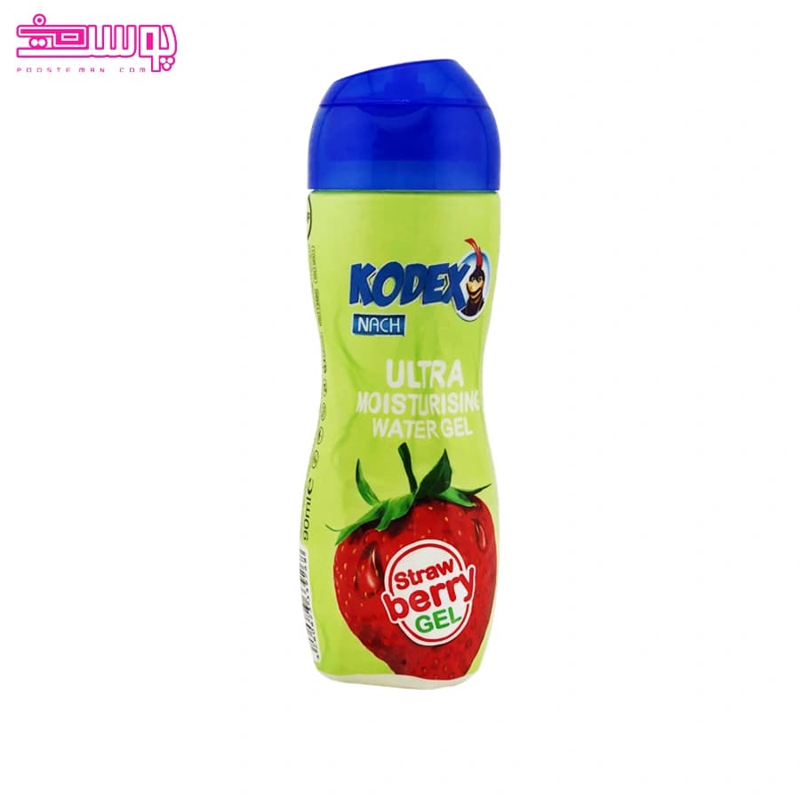 ژل روان کننده با رایحه توت فرنگی کدکس حجم 90ml