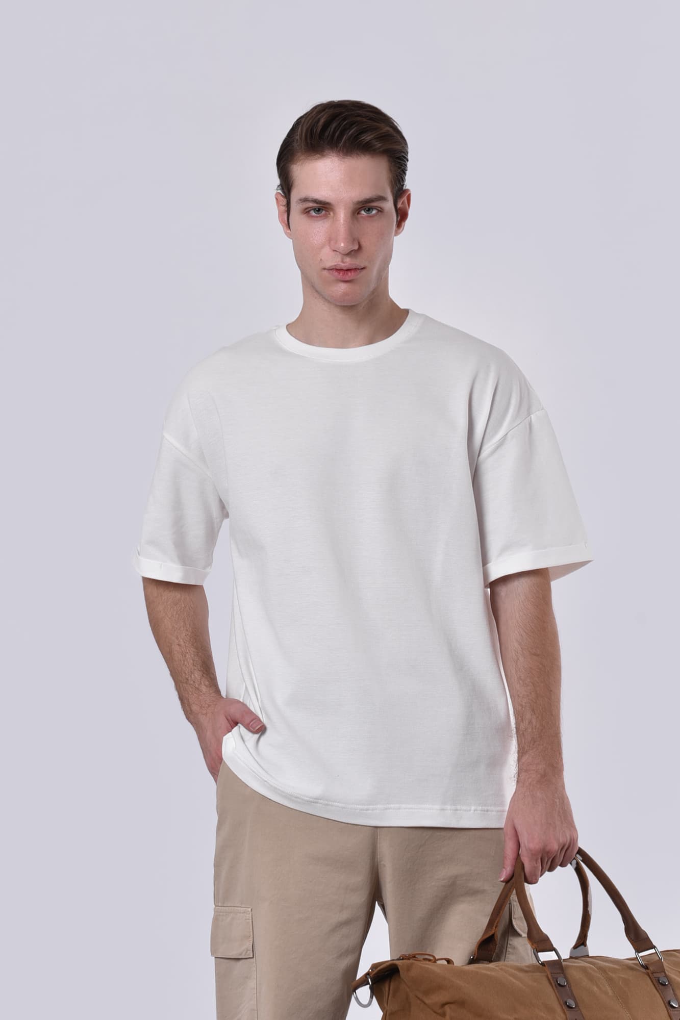 تیشرت آستین کوتاه ساده مردانه