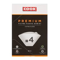 فیلتر کاغذی کوک پریمیوم سایز 4 تعداد 80 عدد 1 بسته