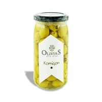 زیتون سبز شکم پر با خیارشور اولیویا 200 گرم