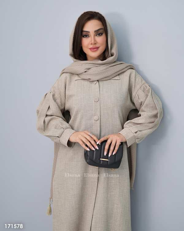 مانتو زنانه مدل ماهرخ السانا Elsana کد 1715