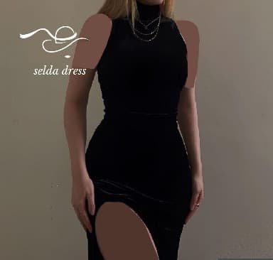 مدل لباس مجلسی مخمل اینستاگرام ۱۶۹۸