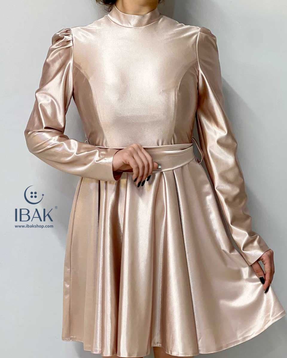 پیراهن زنانه یقه فرنچ کوتاه