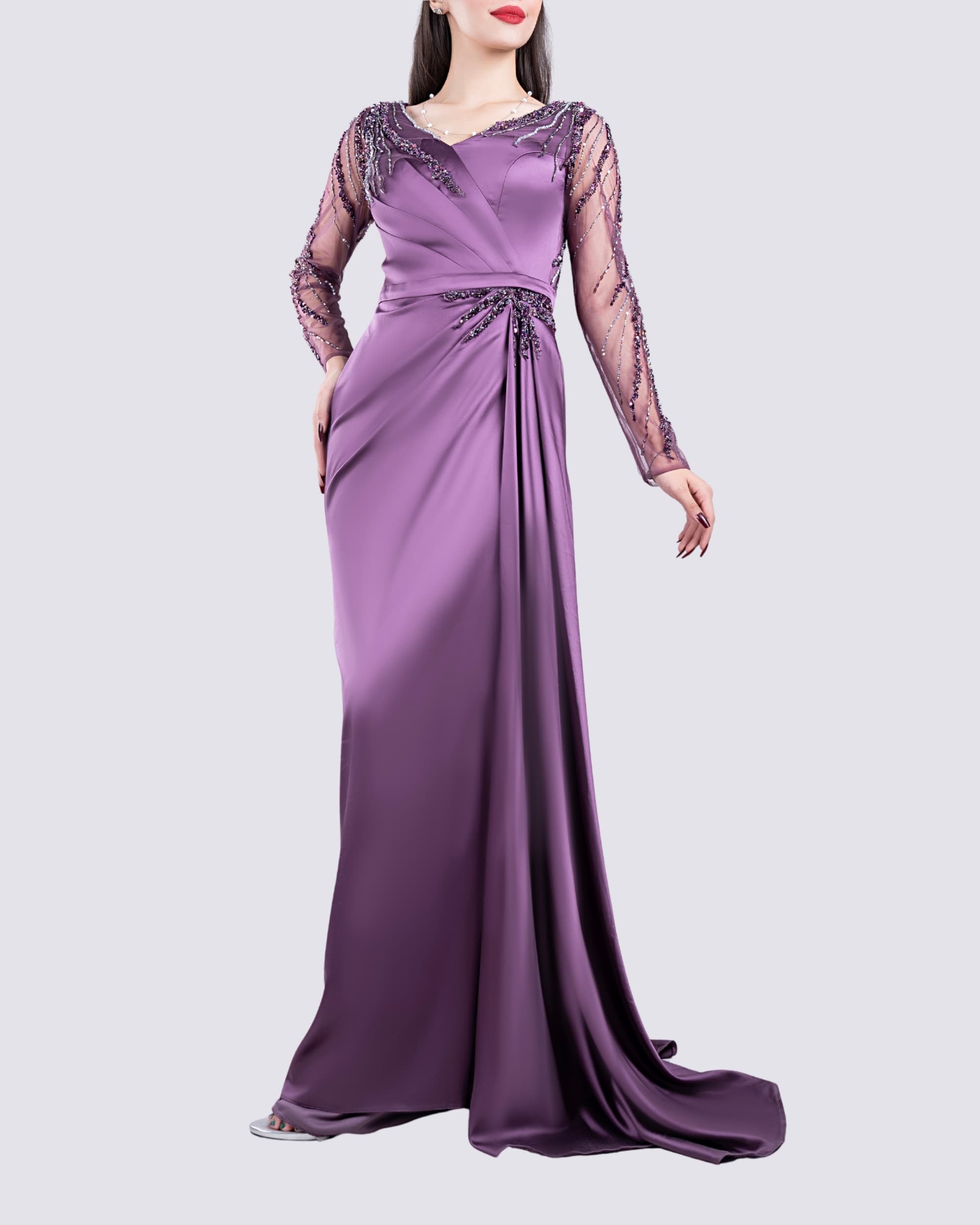 پیراهن مجلسی فایو مدل سادینا