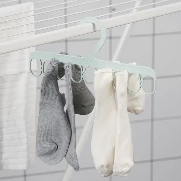 آویز لباس با 8 عدد گیره ایکیا SLIBB سبز