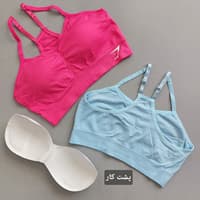 نیم تنه GYMSHARK چین دار 36 تا 42