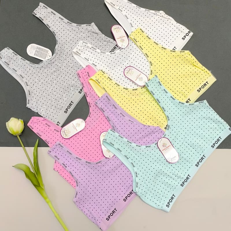 نیم تنه نخی دخترانه وارداتی سایزفری مناسب سایز 10تا13