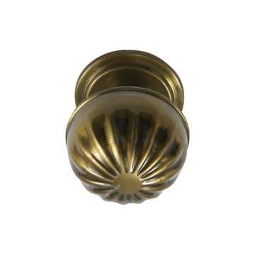 دستگیره تک پیچ درب حیاطی شیار دار طلایی شاهد