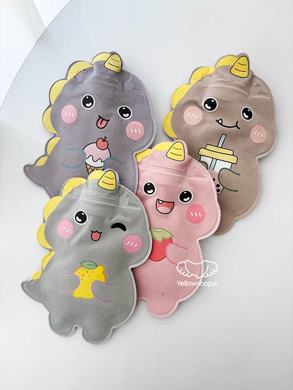 کیسه آب گرم پارچه ای طرح دایناسور خوشحال کد 41060