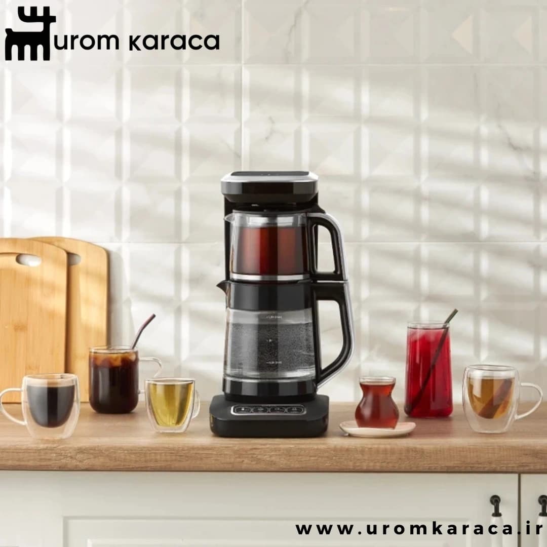 چایساز و قهوه ساز سخنگو کاراجا Caysever Robotea Pro 4 in 1 کروم