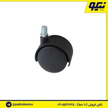 چرخ دوقرقره پیچی گردان قطر 50 میلی متر مدل لوتوس