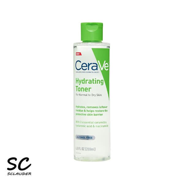 تونر آبرسان سراوی CeraVe حاوی هیالورونیک اسید و سرامید مدل Hydrating اصل حجم 200 میل