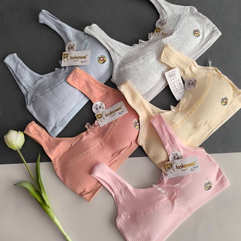 نیم تنه نخی دخترانه کبریتی سایز فری مناسب 60 و 65