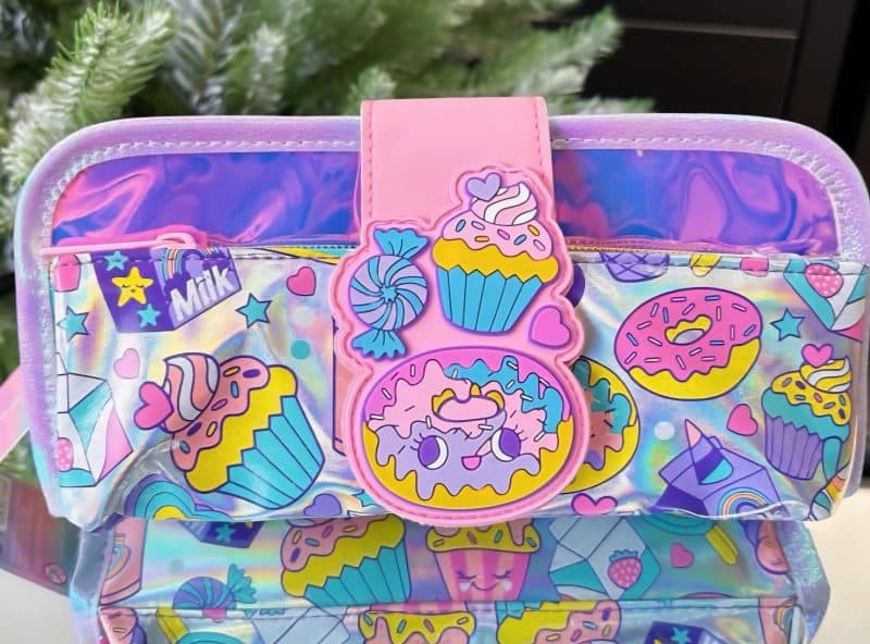 جامدادی رنگارنگ براق طرح کیک و دونات کد VEST 6567