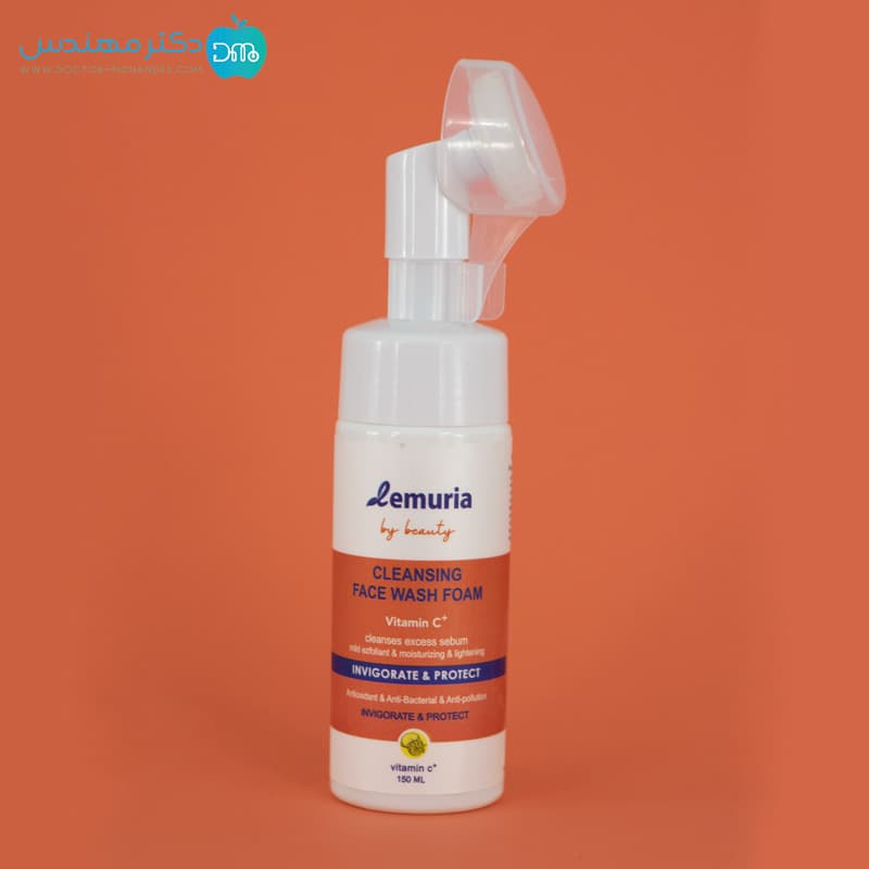 فوم شستشوی صورت ویتامین سی لموریا