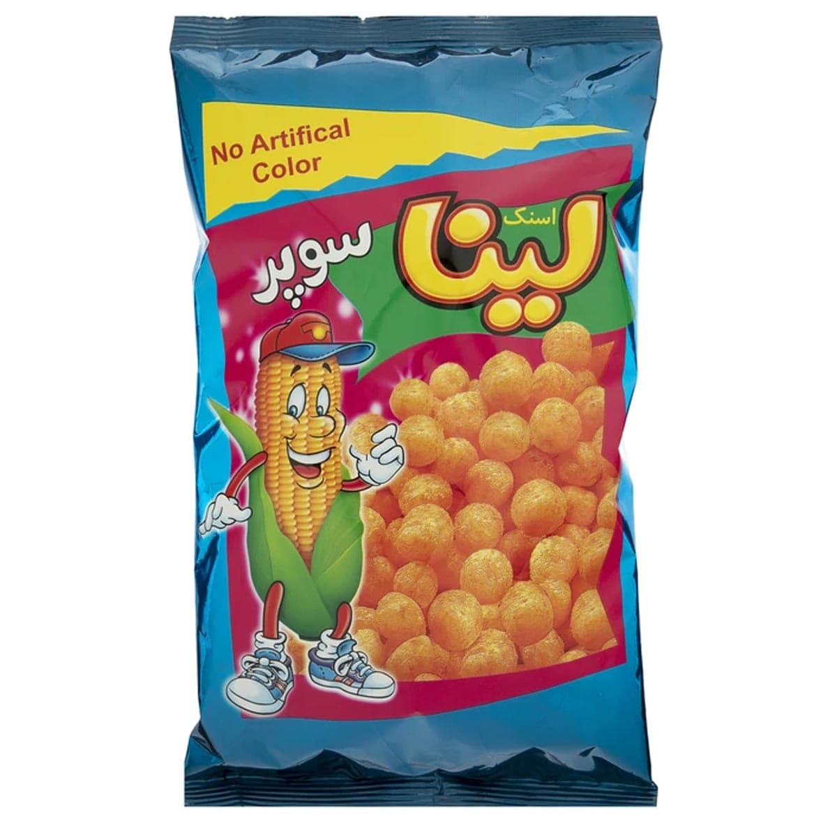 اسنک (پفک) سوپر توپی پنیری لینا 95 گرم