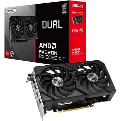 کارت گرافیک ایسوس مدل Dual Radeon RX 9060 XT 8GB GDDR6 OC Edition