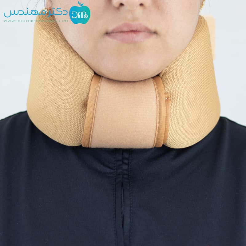 گردنبند طبی نرم قابل تنظیم سماطب کد 1023