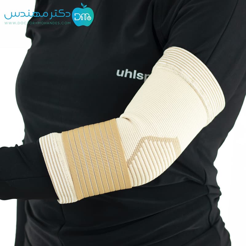 آرنج بند کشی با کش ساپورت سماطب کد 2043