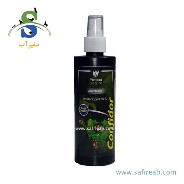 محلول حشره کش نفوذی کانفیدور گیاه آپارتمانی ۲۵۰ میل پروتکت نیچر