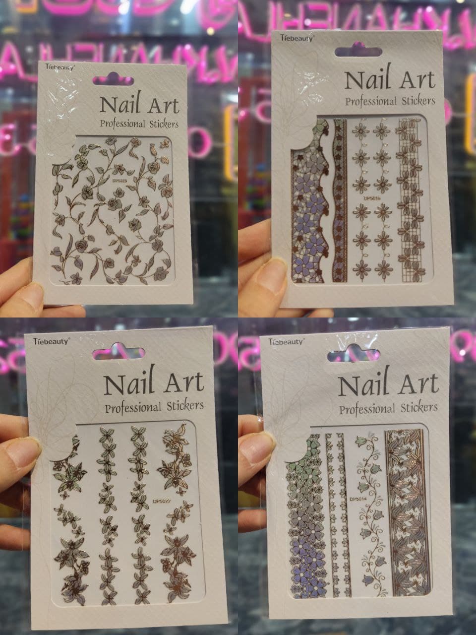 لنز طراحی ناخن برجسته سه بعدی 3D سایز کوچک