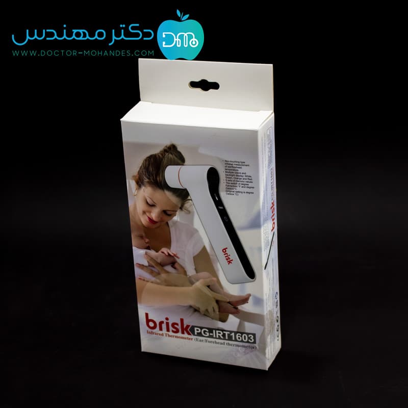 ترمومتر (تب سنج) لیزری بریسک (پیشانی و گوشی)